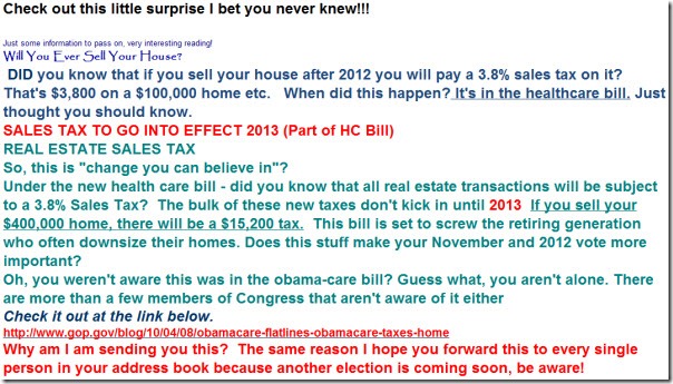 3) Emails with five different text colors and three different type faces and 